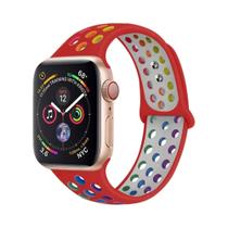 Pulseira Esportiva De Silicone De 45 Mm 49 Mm Para Apple Watch Ultra 2 4 Series Pride Pulseira