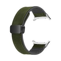 Pulseira Esportiva Magnética De Couro E Silicone De 47mm Para Samsung Galaxy Watch Ultra