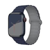 Pulseira Esportiva Magnética De Silicone De 49mm Para Apple Watch Compatível Com Modelos iWatch