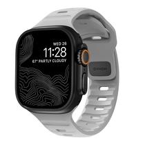 Pulseira esportiva NOMAD Lunar Grey 45 mm para Apple Watch Ultra 2