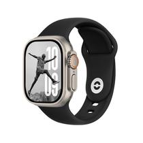 Pulseira esportiva para Apple Watch DONEGANI SB Silicone preta 49 mm Pulseira esportiva para Apple Watch DONEGANI SB Silicone preta 49 mm