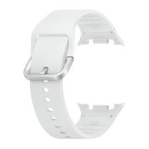Pulseira esportiva Samsung Galaxy Watch 8 Series S/M de borracha branca