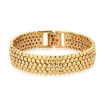 Pulseira esteira fecho cravejado Pulseira esteira fecho cravejado