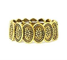 Pulseira estilo com flores destacadas Pulseira estilo com flores destacadas