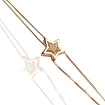 Pulseira Estrela banhada a ouro 18k Pulseira Estrela banhada a ouro 18k