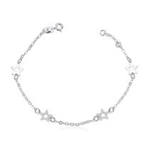 Pulseira Estrela Vazada De Prata 925 Pulseira Estrela Vazada De Prata 925