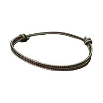 Pulseira Étnica Ajustável Masculina Com Amuleto, Cordão Fino De 2mm, Presentes De Alta Qualidade