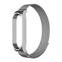 Pulseira Extra Metal Milanes Regulável Compatível com Mi Band 7