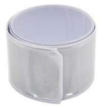 Pulseira Faixa Refletiva Sinalizadora Braço Perna - cinza fluorescente