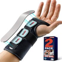 Pulseira FEATOL Carpal Tunnel Night Support, pacote com 2