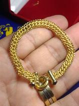 Pulseira Fecho Boia Ouro 18 Kilates Peso 10.51 Gramas 17 Cm 17 mm x 7 mm
