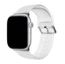 Pulseira Fecho Clássico Silicon Translúcida para Apple Watch