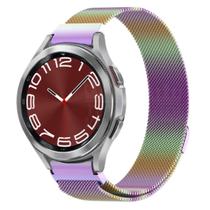 Pulseira Fecho Imã Metal Inox Para Galaxy Watch6 Classic 43