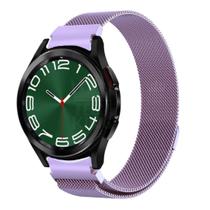 Pulseira Fecho Imã Metal Inox Para Galaxy Watch6 Classic 47