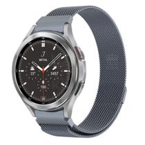 Pulseira Fecho Redge Metálica Para Samsung Watch4 Classic 42