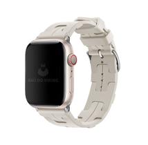 Pulseira Fecho Single Tour Silicone Compatível com Apple Watch