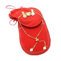 Pulseira Feminina 16/20cm Mãe + 2 Menina Folheada Ouro PL472 Pulseira Feminina 16/20cm Mãe + 2 Menina Folheada Ouro PL472