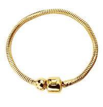 Pulseira Feminina 19cm Banhada a Ouro