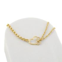 Pulseira Feminina 3 Ouro 18k 750. Certificado de Garantia