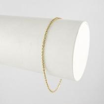 Pulseira Feminina Bailarina 2.0 16 Cm Ouro 18k Pulso Fino