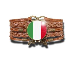 Pulseira Feminina Bandeira da Itália Ajustável
