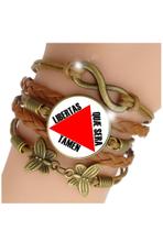 Pulseira Feminina Bandeira de Minas Gerais Ajustável Pulseira Feminina Bandeira de Minas Gerais Ajustável