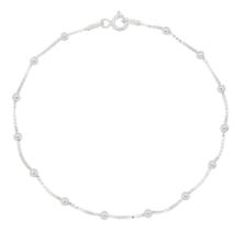 Pulseira Feminina Bolinha 3Mm Em Prata 925 Legítima