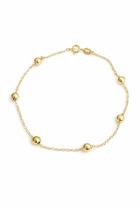 Pulseira Feminina Bolinhas Ouro 18k - 1.60 Pulseira Feminina Bolinhas Ouro 18k - 1.60