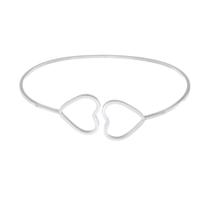 Pulseira Feminina Bracelete Prata 925 Love Coração Jóia kit Pulseira Feminina Bracelete Prata 925 Love Coração Jóia kit