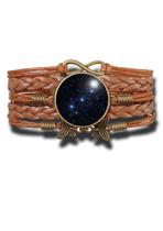 Pulseira Feminina Cinturão de Órion Constelação das Três Marias Ajustável Pulseira Feminina Cinturão de Órion Constelação das Três Marias Ajustável