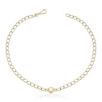 PULseira feminina com pedra delicada ouro maciço 10k 18 cm Diâmetro:6.5 cm PULseira feminina com pedra delicada ouro maciço 10k 18 cm Diâmetro:6.5 cm