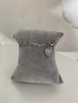 Pulseira Feminina com Pingente prata Pulseira Feminina com Pingente prata