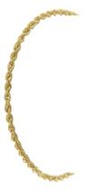 Pulseira Feminina Cordão Baiano 18 Cm Ouro 18k 750