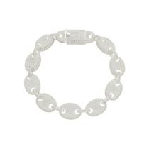 Pulseira Feminina Cravejado Ice Cuban Bracelete De Prata 925