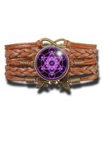 Pulseira Feminina Cubo de Metatron Geometria Sagrada Ajustável Pulseira Feminina Cubo de Metatron Geometria Sagrada Ajustável