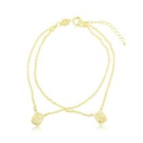 Pulseira Feminina de Escapulário Folheada a Ouro 18k Pulseira Feminina de Escapulário Folheada a Ouro 18k