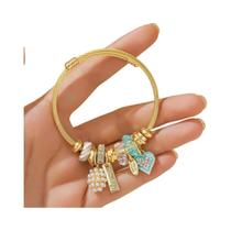 Pulseira Feminina De Moda Com Múltiplos Elementos Para Uso Diário, Festas E Presentes