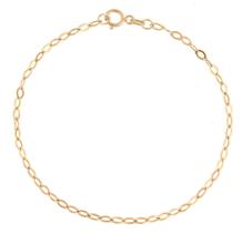 Pulseira Feminina De Ouro 18k Bailarina Losango 18cm