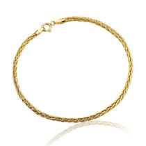 Pulseira Feminina De Ouro 18k Palmeira Pulseira Feminina De Ouro 18k Palmeira