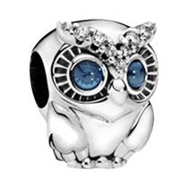 Pulseira Feminina De Prata 925 Com Pingente De Animal, Contas, Sapo, Preguiçoso, Porco, Urso, Pato,