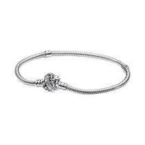 Pulseira Feminina De Prata Esterlina 925 Com Pingente De Borboleta E Corrente De Rosas Joia De