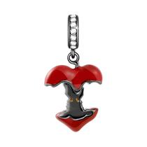 Pulseira Feminina De Prata Esterlina 925 Com Pingentes: Morcego Misterioso Preto, Aranha, Pato E