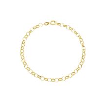 Pulseira Feminina Elo Português Ouro 18k 750