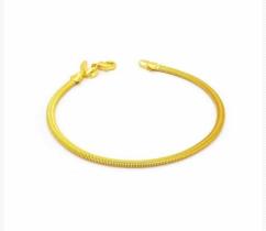 Pulseira Feminina em Malha de Cobra