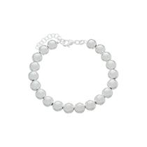 Pulseira Feminina Em Prata 925 Bola 8mm Pulseira Feminina Em Prata 925 Bola 8mm