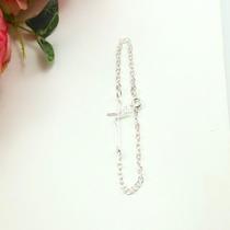 Pulseira Feminina Fe Prata Legitima 925 Pulseira Feminina Fe Prata Legitima 925