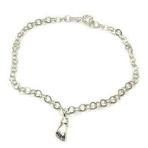 Pulseira Feminina Figa Elo Prata Legítima 925 / 18 cm / Prata 925