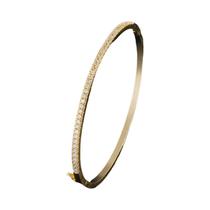 Pulseira Feminina Fina De Zircônia Com Design Simples E Brilhante Joia De Marca Para Presente