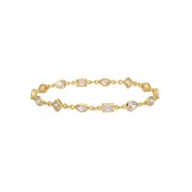 Pulseira Feminina Formas Geométricas - Banhado em Ouro 18k Pulseira Feminina Formas Geométricas - Banhado em Ouro 18k