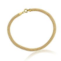 Pulseira Feminina Grumet Lacraia de Ouro 18k 4mm